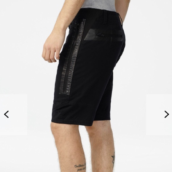armani exchange utility zip short